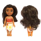 Куклы из мультфильма Диснея кавайная подвижная принцесса Моана виниловые фигурки модель подарок игрушки для детей Рождественский подарок