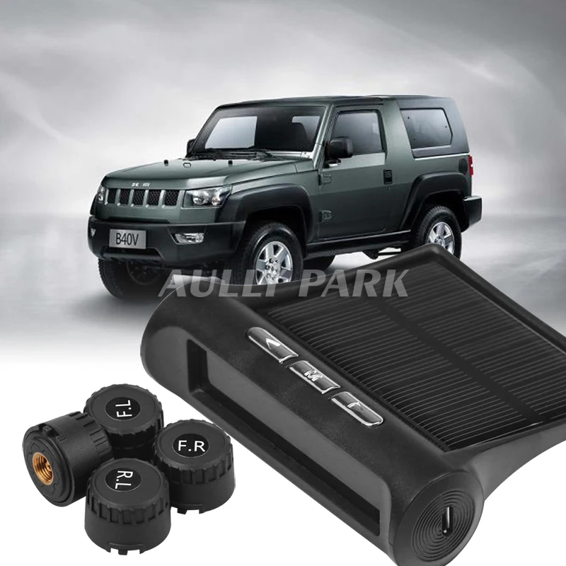 Умный автомобильный TPMS телефон с питанием от солнечной энергии HD цифровой