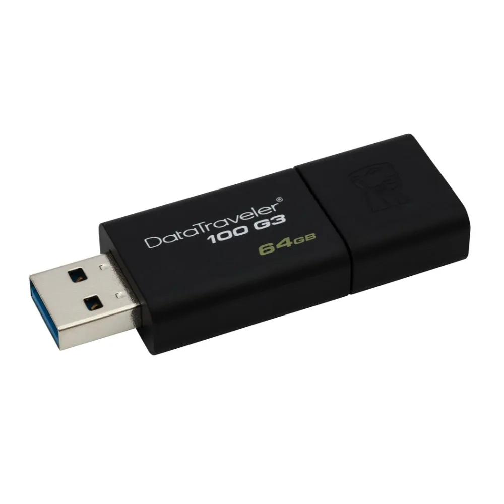 Kingston Технология DataTraveler 100 G3 64 ГБ Memoria (USB 3 0 DE Тип usb-40 МБ/с. deslizar) Negro | Компьютеры и
