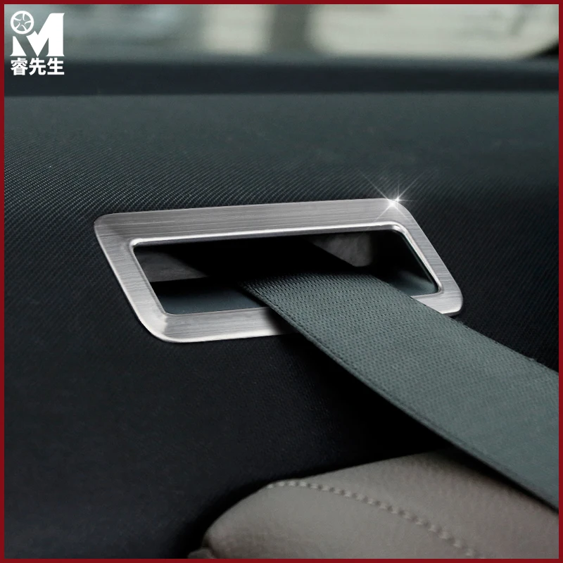 Автомобильный Стайлинг заднего ремня безопасности рамка Декоративные наклейки