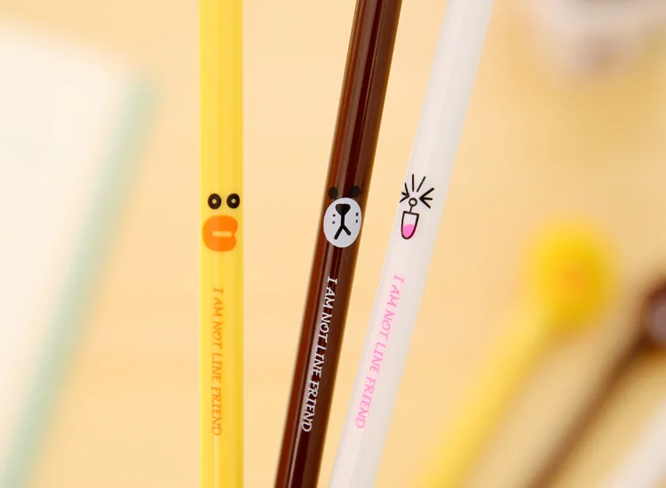 Новое поступление Kawaii мультфильм Rilakkuma 0,38 мм черные чернила гелевая ручка рекламная вывеска ручка для школы офиса канцелярские принадлежности