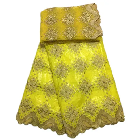 PL1701206B202 Африканская ткань Базен riche ткань tissu africain хлопок вышитый Базен riche getzner с тюлем кружевной комплект африканская кружевная ткань - Цвет: PL1701206B202