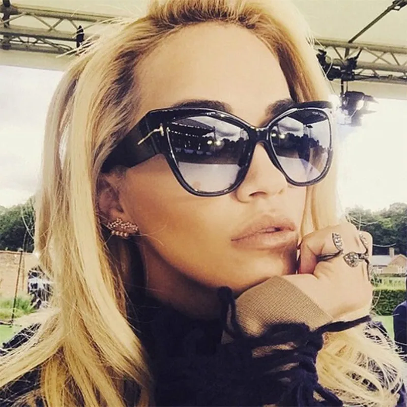 

Vintage Cat Eye Sunglasses For Woman Brand Designer Anti UV Gradient Sun Glasses Retro oculos de sol feminino gafas de sol mujer
