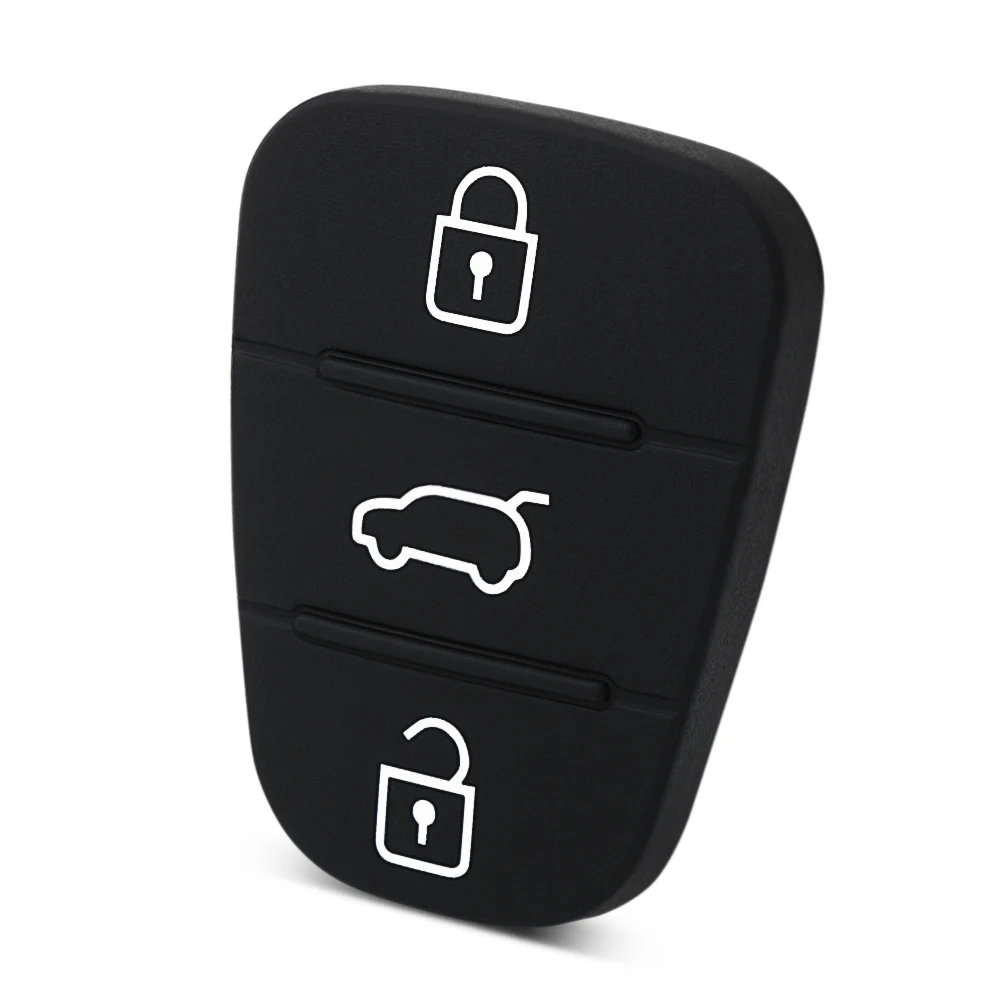 Новый запасной резиновый коврик 3 кнопки флип корпус автомобильного ключа