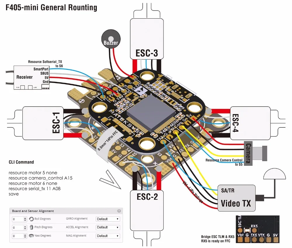 Устройство управления полетом F405 MINI STM32F405 с поддержкой Betaflight OSD выходы DSHOT мини