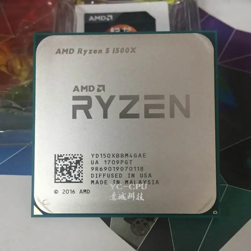 Процессор AMD Ryzen R5 1500X процессор 4 ядра 8 потоков разъем AM4 3,5 ГГц TDP 65 Вт 18 МБ кэш 14 нм DDR4 Настольный YD150XBBM4GAE