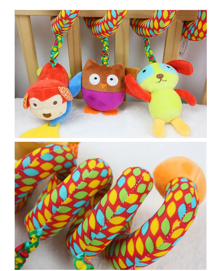 Infant Baby Toys Plush Teether Rattle Doll Lion Rattles Soft bed Handing Toy 48cm Cartoon Animal Early Educational |