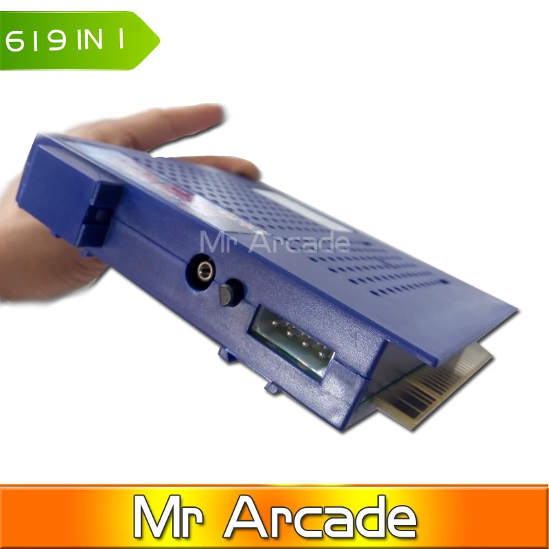 2016 высокое качество классические игры ELF 619 в 1 плата для CGA монитора и LCD VGA