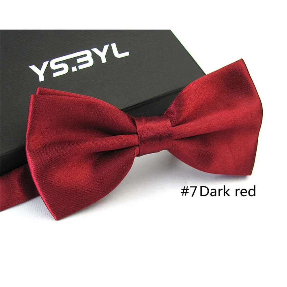 

Gentleman Wedding Bow Ties Party Tuxedo Marriage Butterfly Cravat New Men Bright Color Bow Tie Adjustable Business Bowties Gifts