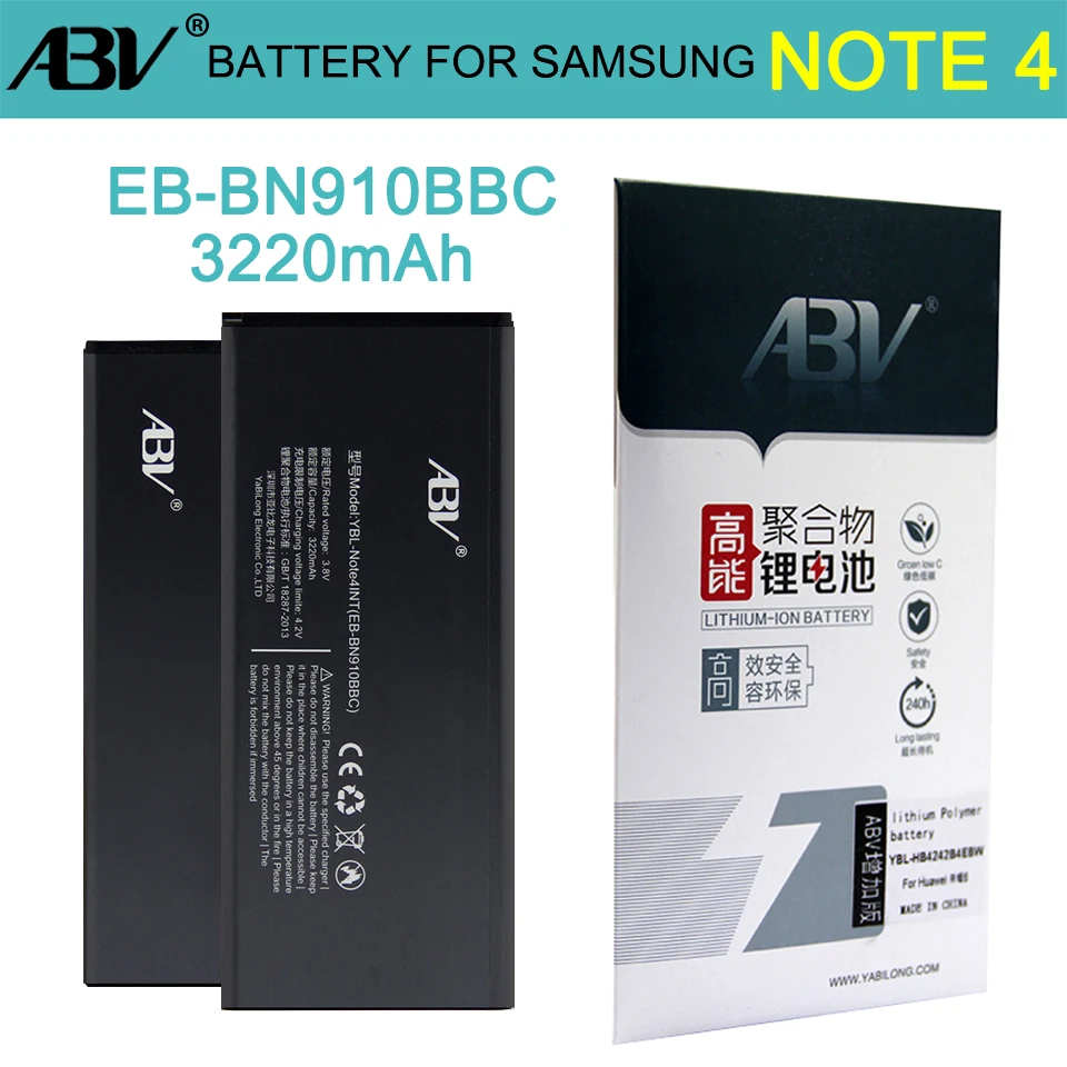 Оригинальный алкоголя EB BN910BBE для samsung Galaxy Note 4 батарея N910H N910A N910C N910U N910F N910X N910V N910P