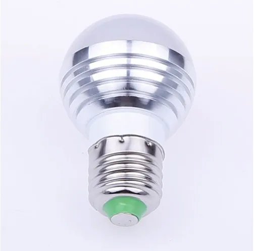 E27 GU10 E14 B22 6 Вт RGB светодиодный лампы 110 V-220 V Шаровой Светодиодный прожектор с