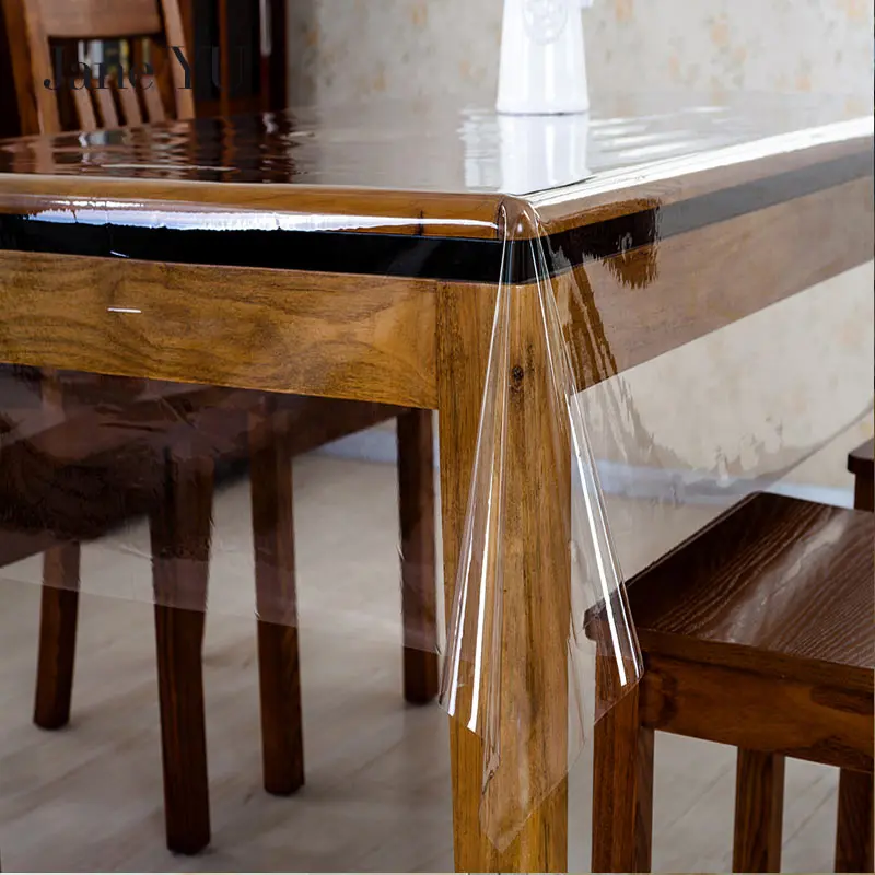 

JaneYU Waterproof and oilproof Soft Glass Lattice PVC Table Cloth Party Wedding Home Kitchen Dining Placemat Pad Thickness