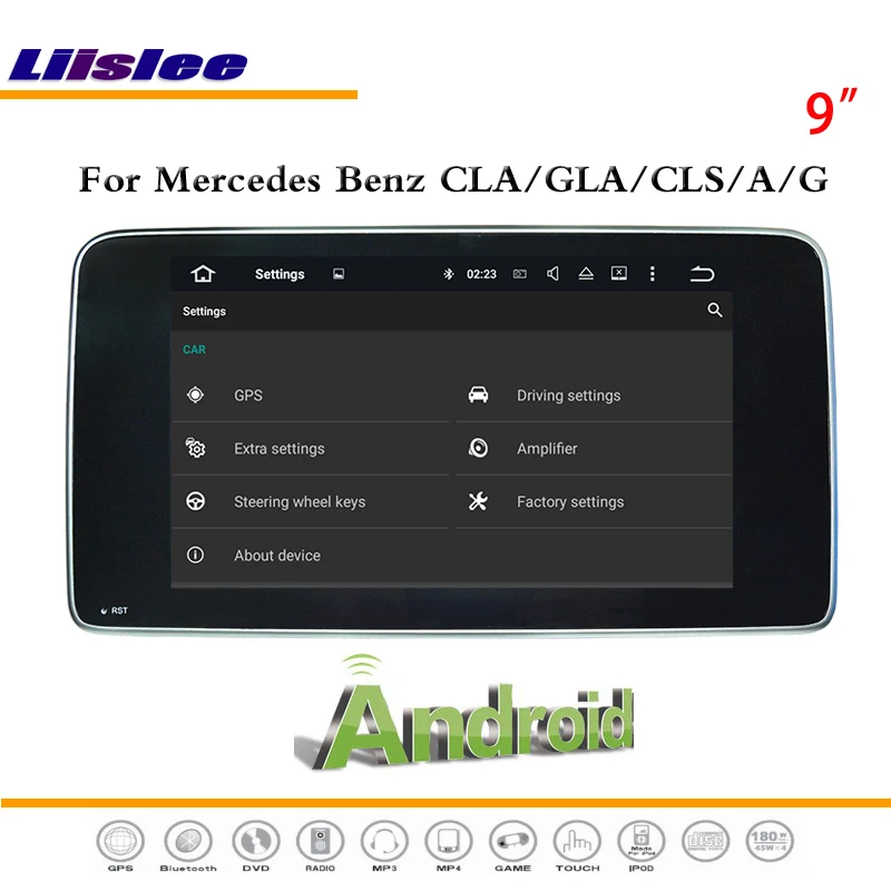 Liislee Android мультимедиа для Mercedes Benz CLA/GLA/CLS/A/G класс Радио стерео CD DVD плеер gps Navi навигационная система