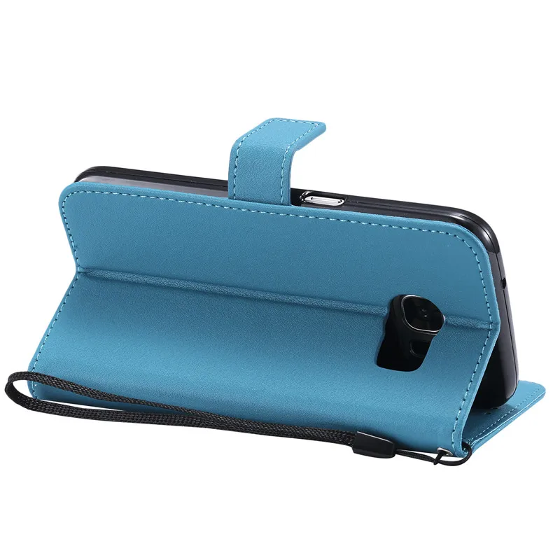 For Samsung Galaxy S7 Case Luxury Leather Wallet Phone G930F G930FD SM-G930f SM-G930fd Flip | Мобильные телефоны и