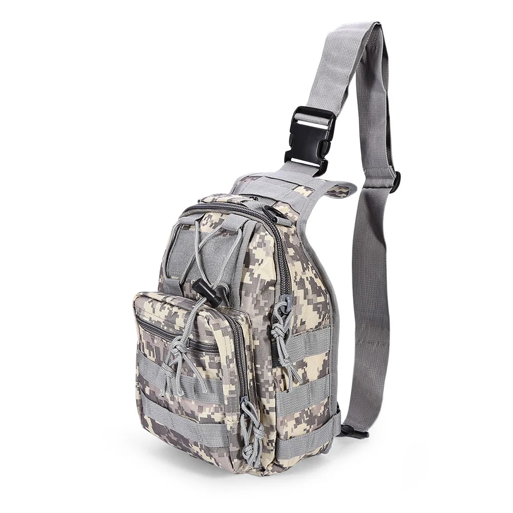 acu camouflage Outlife 600D открытый мини слинг плеча военный рюкзак Кемпинг Molle тактический рюкзак армейский походный Камуфляж охотничья сумка - Цвет: acu camouflage