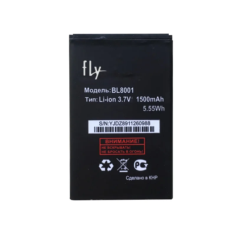 Для FLY BL8001 BL 8001 IQ4490 IQ 4490 батарея 3 7 в 1500 мАч Высокое качество замена мобильного