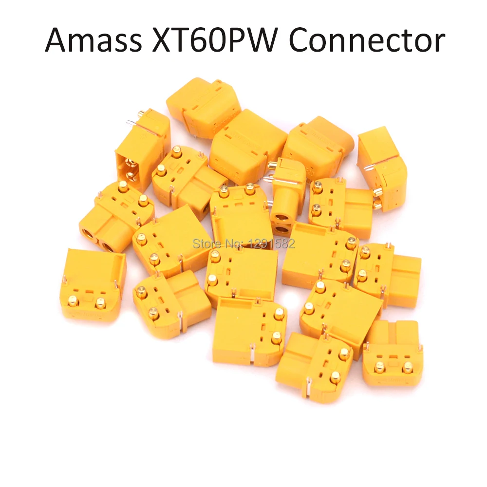 Штепсельная вилка Amass XT60PW штекер и гнездо для радиоуправляемых моделей батарей
