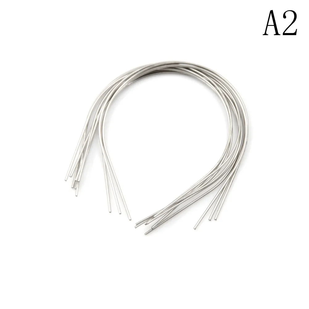 10pcs Doll DIY Silver 1.2mm Tone Thin Wire headband PARTS Embryo Headband Hair Band for Accessories | Игрушки и хобби
