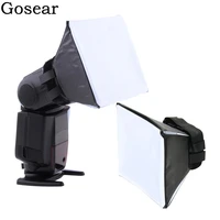 gosear universal photo flash diffuser light diffuser soft box difusor flash for canon nikon sony camera flash softbox