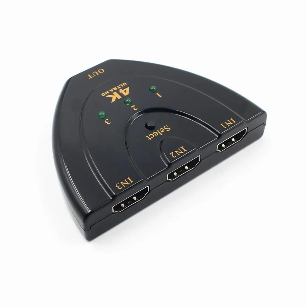 3 К в 1 выход порты 4 к * 2 HDMI переключатель Splitter видео АВТО Switcher концентратор