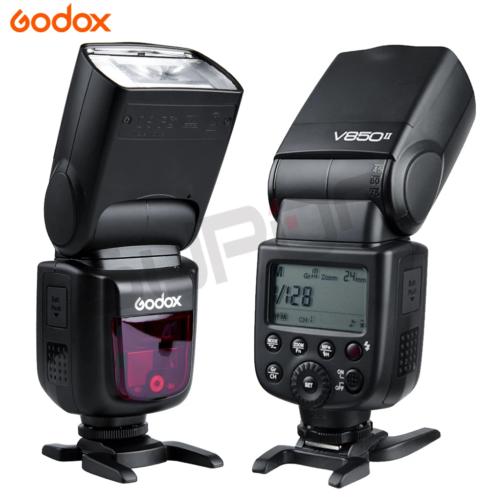 Godox V850II GN60 2 4G Беспроводная система X Speedlite литий ионный аккумулятор светильник для