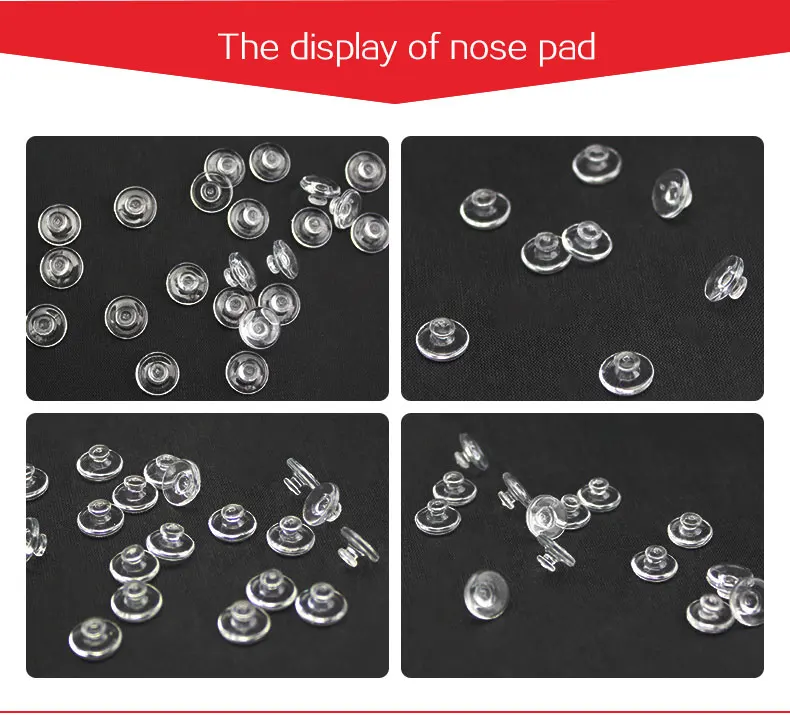 PVC nose pad push in 2000pcs/bag eyeglasses free shipping wholesale | Аксессуары для одежды