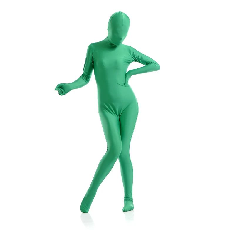 Женские 1 штука Unitard костюм во весь рост лайкра спандекс колготки телесного цвета