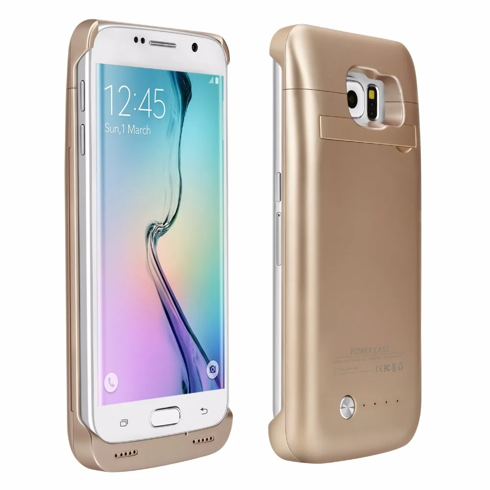 Двойное время использования! Для Samsung S6 4200mAh внешний блок питания зарядное