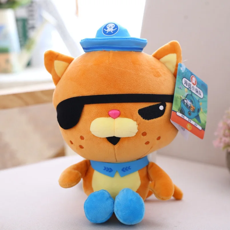 19 см Kawaii Octonauts плюшевые игрушки капитан барнаклс милый песо шеллингтон Dashi