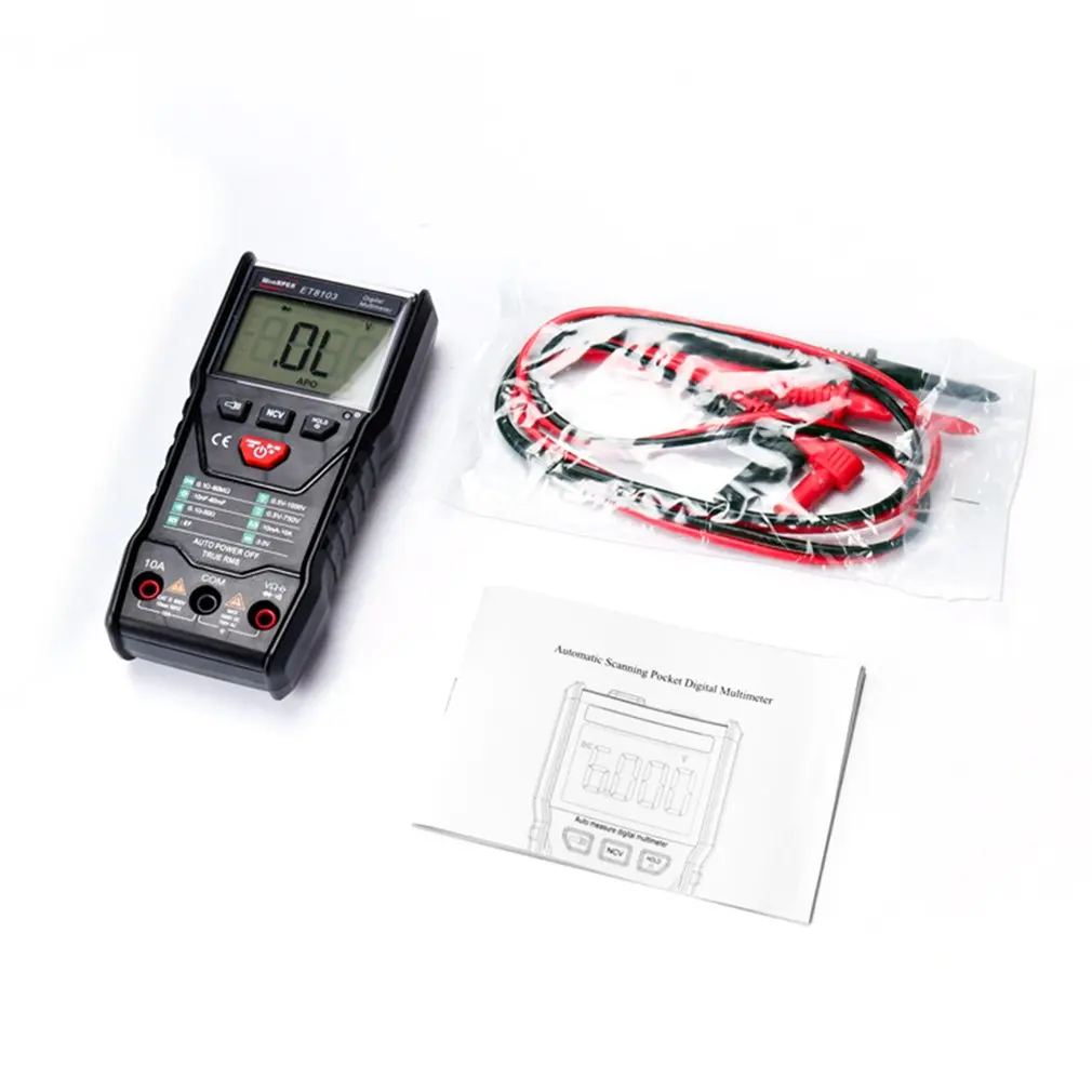 WinAPEX 6000 Count Digital Multimeter DC/AC Voltage Current Meter Handheld Diode NCV Tester True RMS Flashlight Multitester | Инструменты