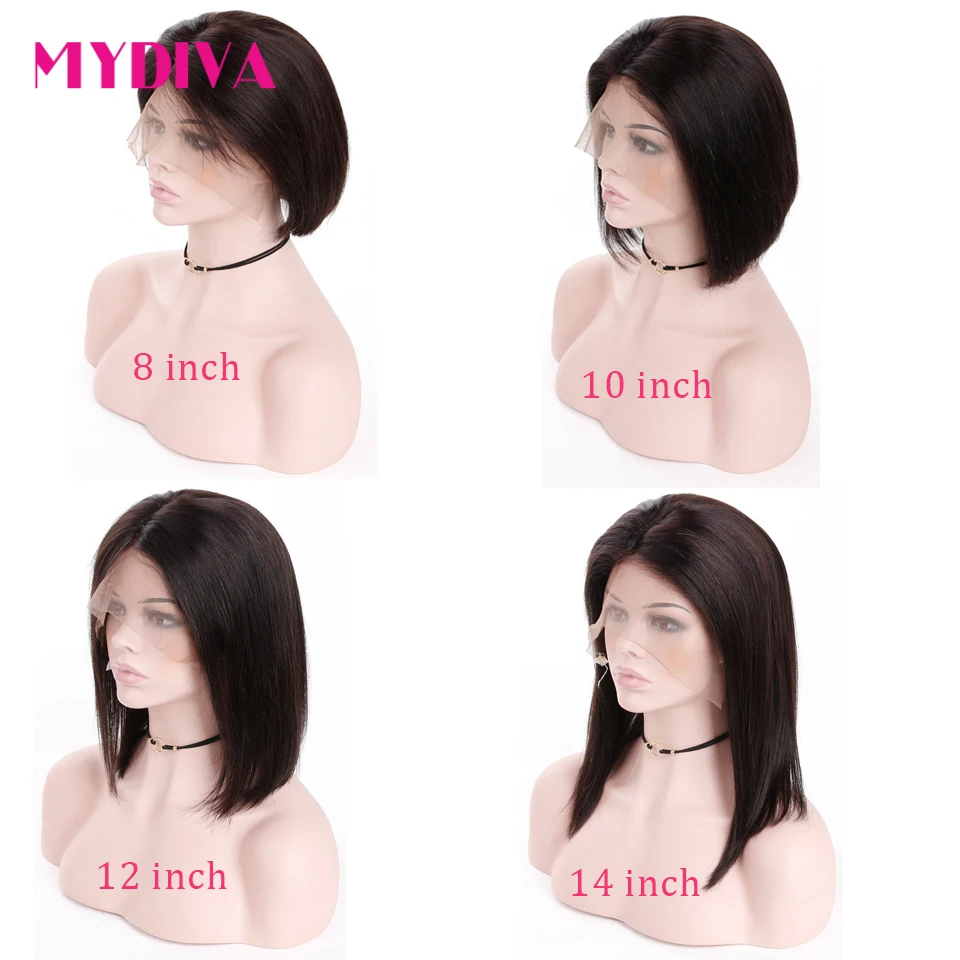 613 блонд парик фронта шнурка короткий Боб прямые парики человеческих волос с