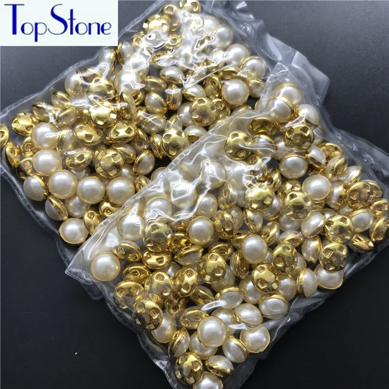 Круглые стразы для шитья 100 шт. 6 8 9 10 12 мм цвета слоновой кости белого жемчуга