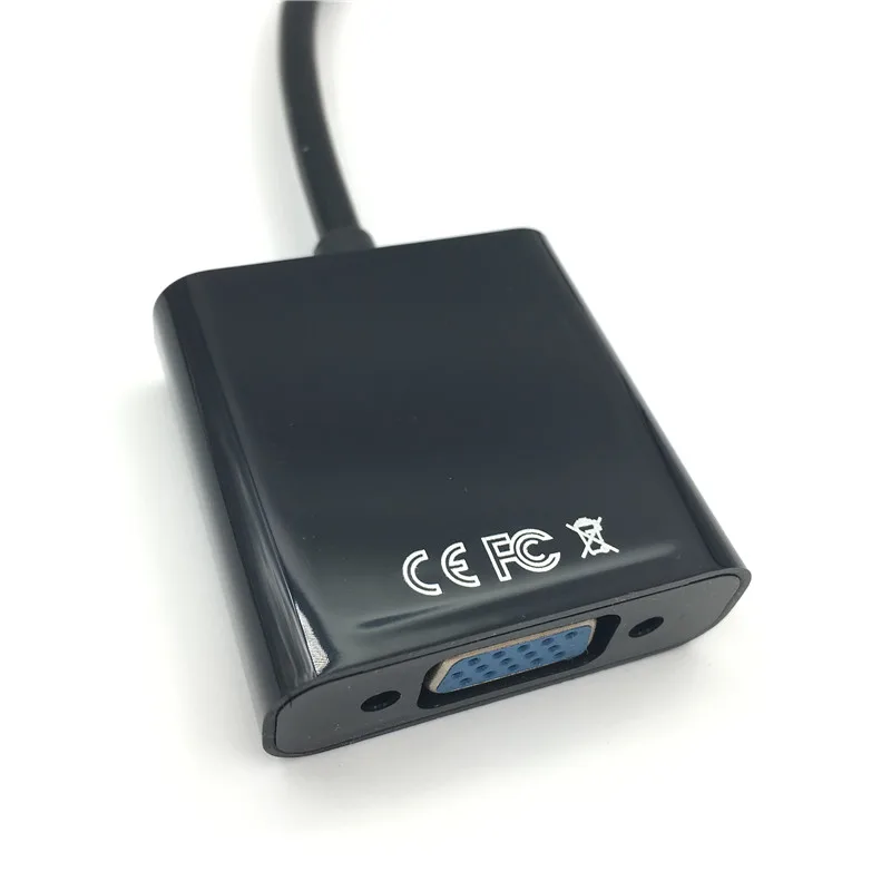 Высокое качество HDMI VGA кабель адаптер штекерным конвертер с разъемом адаптер 1080 P цифро аналоговый аудио-видео для портативных ПК Tablet