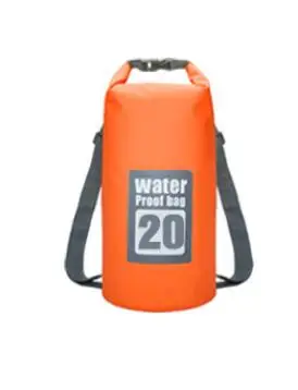 Orange 20L 5L/10L/15L/20L/30L водонепроницаемые сумки ПВХ сумка для хранения сухих мешков сплав на каноэ каяках Спорт на открытом воздухе сумки для плавания Дорожный комплект рюкзак - Цвет: Orange 20L