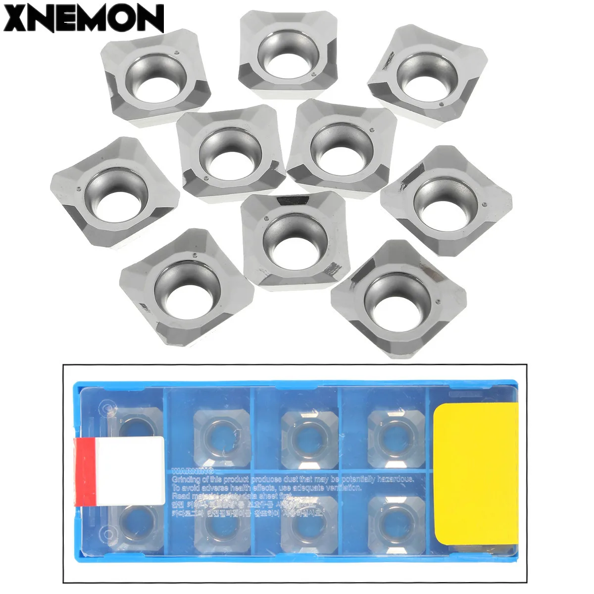 

1/10Pcs SEHT1204AFFN-X83 H01 /SEHT43AFFN-X83 H01 CNC Carbide Blade For Aluminum Hard Alloy 12mmX 12mm