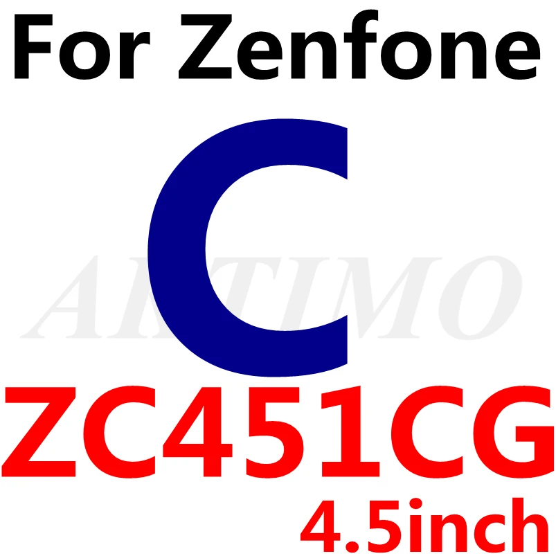 Закаленное стекло 9H 0,26 мм для asus Zenfone Peg asus 3X008 GO tv ZB500KL ZB450KL 2 Laser ZE500KL 3 Max защитная пленка Sklo чехол - Цвет: ZC451CG