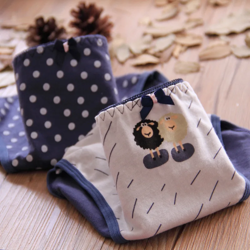girls underwear 5pc/lot The goat cotton candy low waist briefs young girl panties Teenagers 5 style lovely intimate 2019 | Мать и ребенок