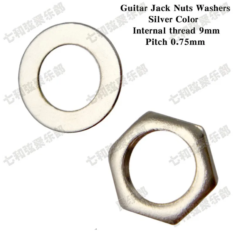 12 комплектов 9 мм электрическая Магнитная гайка входной разъем для бас-гитары M9