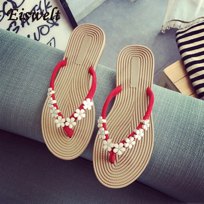Женская летняя пляжная обувь с цветочным принтом|fashion slippers|shoes slippers womenslipper shoes |
