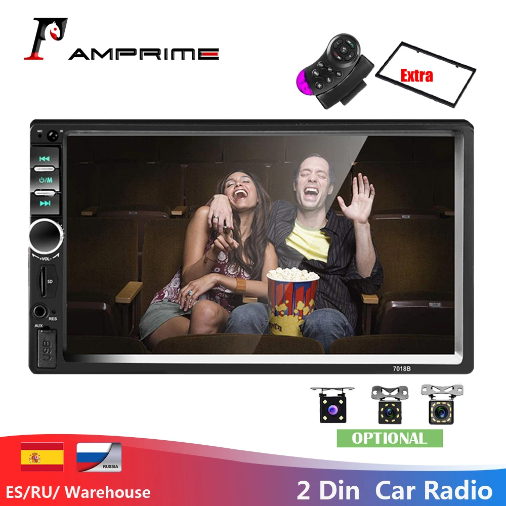 Автомагнитола AMPrime мультимедийный плеер с 7 &quotсенсорным экраном камерой заднего