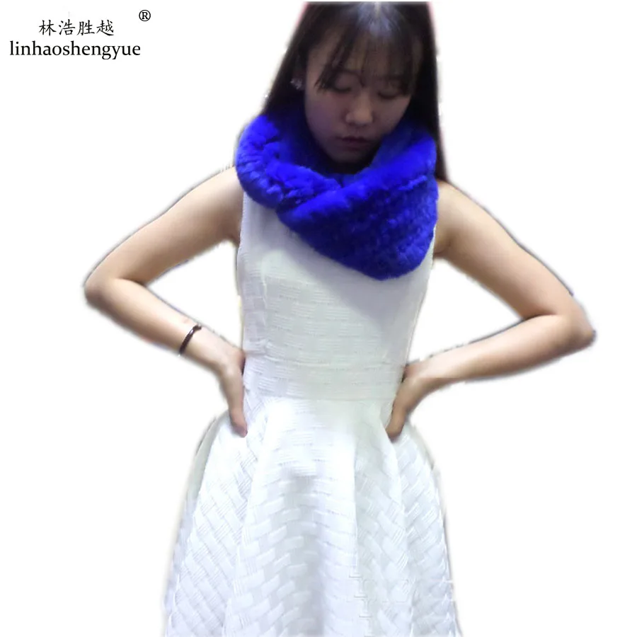 

Linhaoshengyue Natural Rabbit Woven Collar