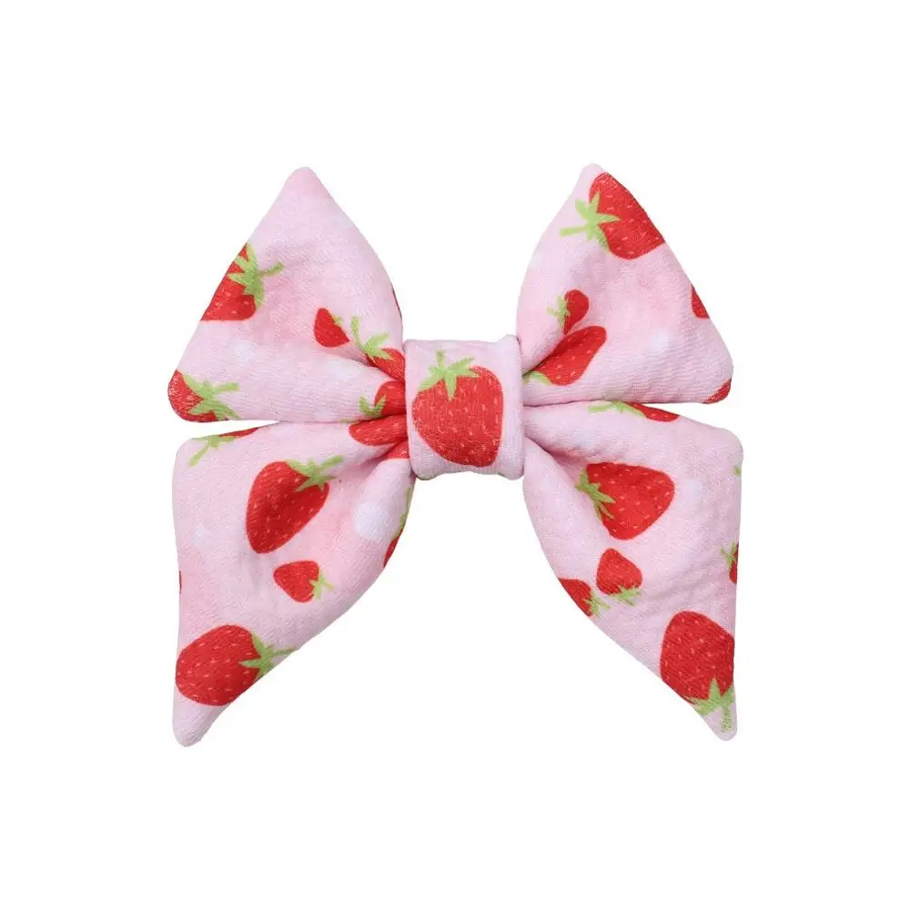 

MengNa 2019 New 36pc/lot 3" Fruit Print Fabric Hair Bow with clip,Girls Kids Bows Hair Barrettes Hairgrips Hair Accessories