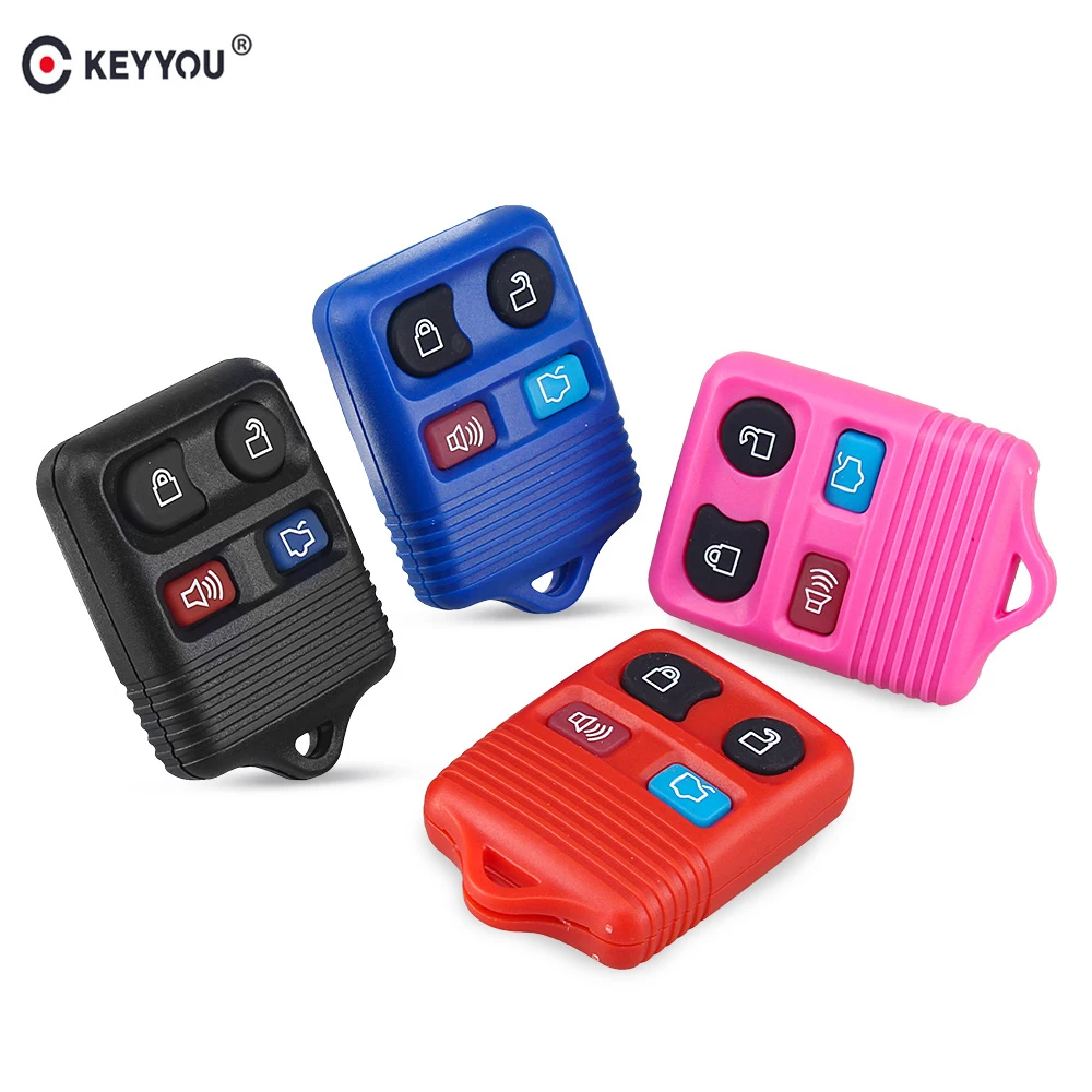 Брелок KEYYOU с 4 кнопками для дистанционного управления автомобильным ключом без