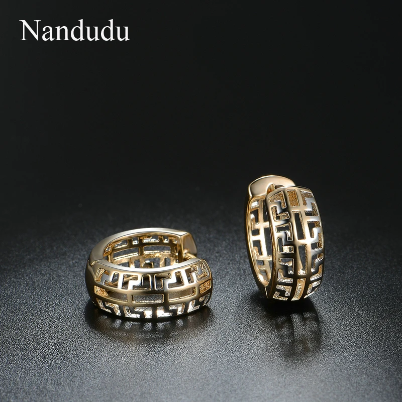 Nandudu мини серьги-кольца Новое поступление простой модный дизайн высокое качество