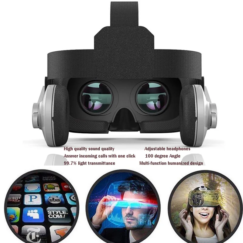 Очки виртуальной реальности 3 D VR гарнитура для 4 6 дюймов мобильный телефон + умная