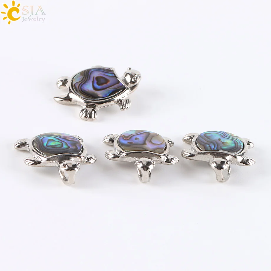 CSJA подвеска в виде черепахи Новозеландского натурального морского ракушки