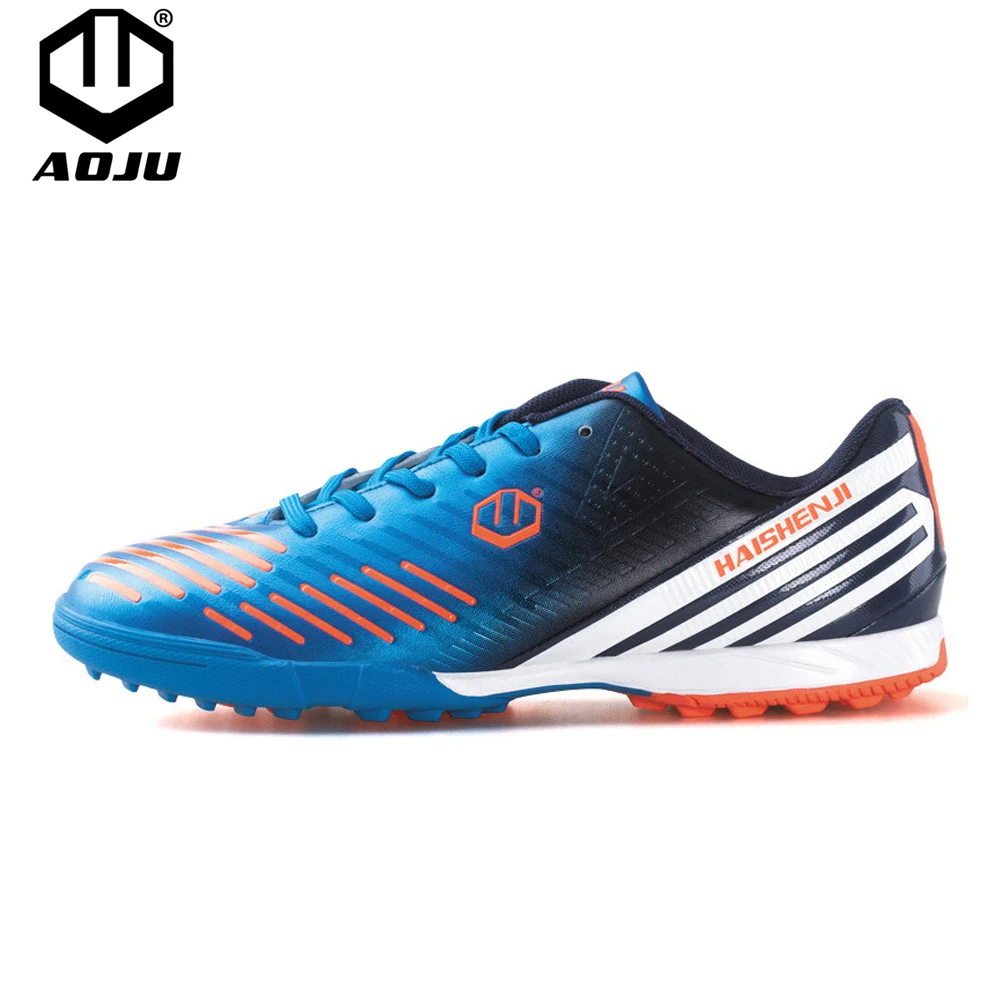 Футбольные бутсы AOJU 2018 Pro Team подростковые футбольные TF Turf кроссовки Chuteira Futebol AG