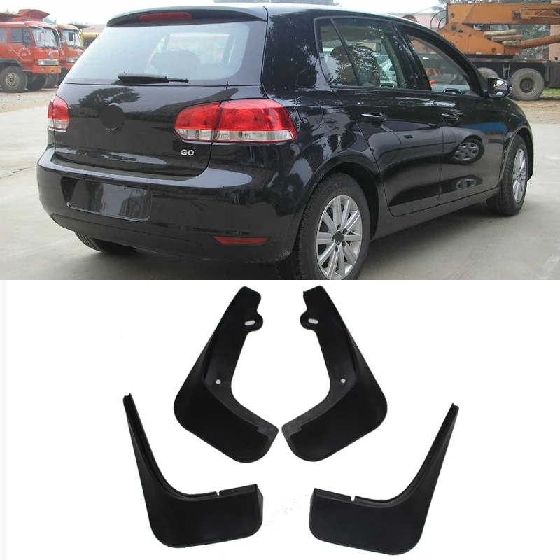 4 шт. крутые Брызговики для VW GOLF6 Golf 6 MK6 Хэтчбек 2009 2010 2011 2012