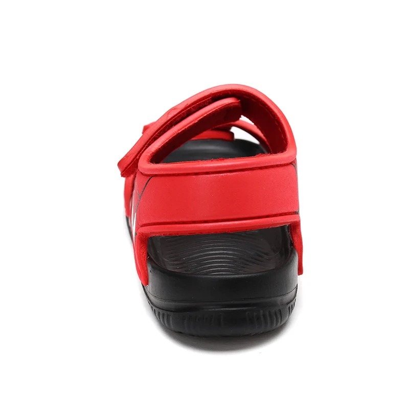 2018 сандалии для девочек из искусственной кожи Летняя обувь Розовая