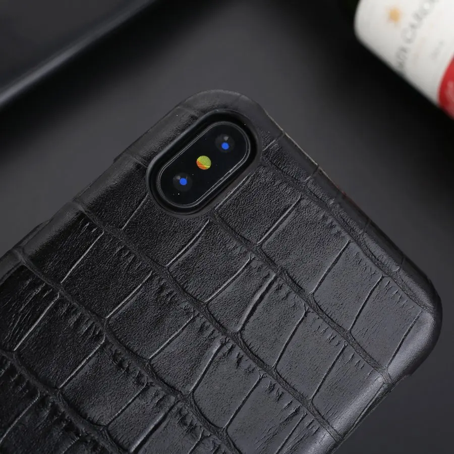 Чехол-накладка для iPhone X XS 11 12 Pro Max XR 7 8 Plus SEII из натуральной кожи | Мобильные